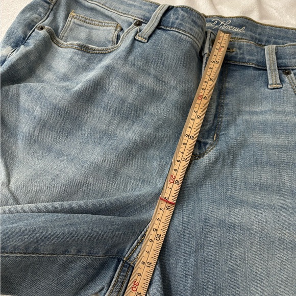 Universal Thread Light Blue High Rise Straight Crop Jeans Size 16/33 - Picture 7 of 9
